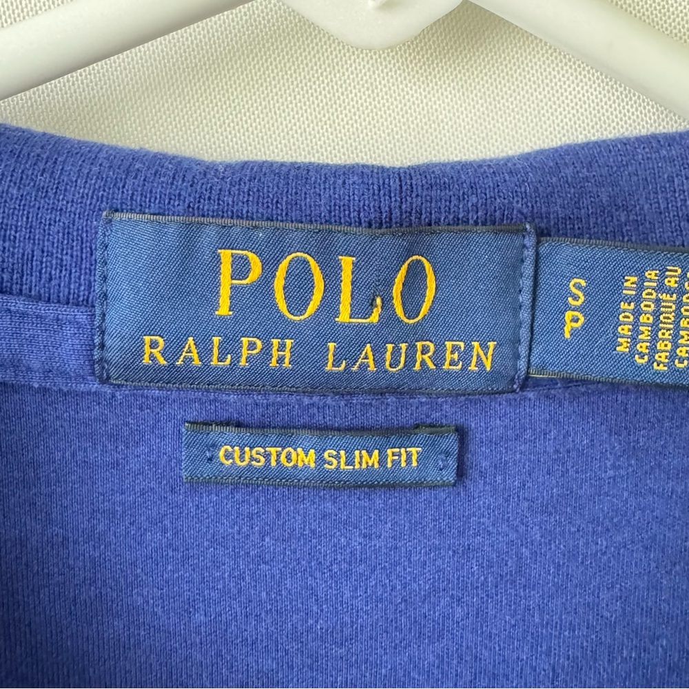 Polo Ralph Lauren Mens Small Custom Slim Fit Polo Flesh Pony Royal Old Money - Picture 3 of 8